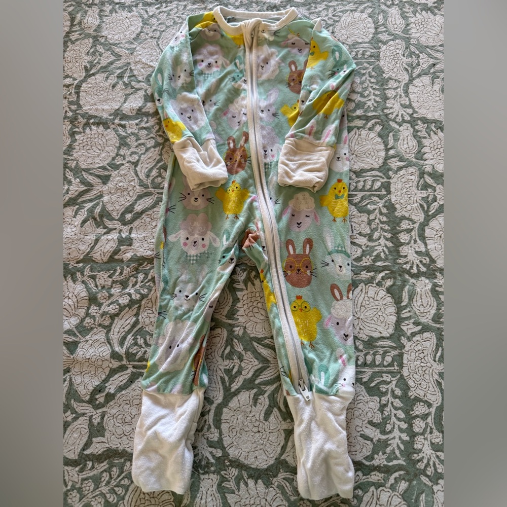 Little Sleepies Easter Zippy 3/6m GUC